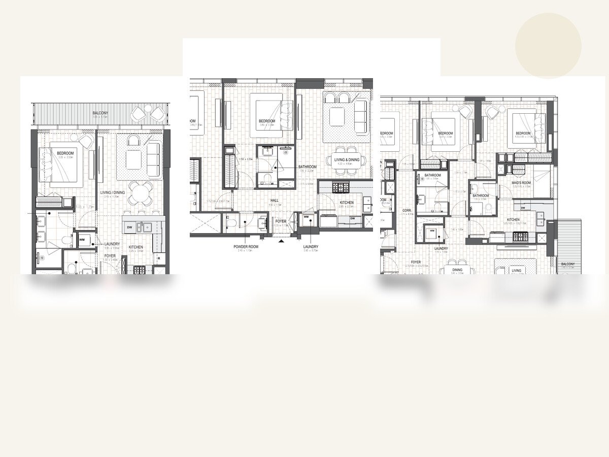 Preview of the complete Alef Seef floor plan collection