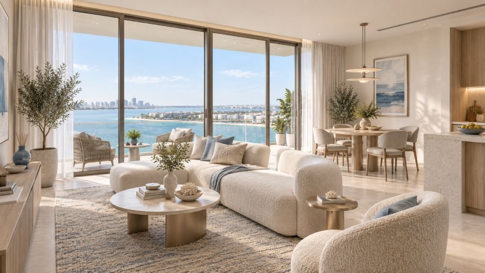 Alef Seef waterfront residence living room